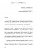 Retos de la universidad