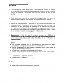 CONCEPTO DE ORGANIZACIÓN AGLAMISIS
