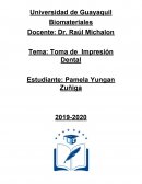 Toma de Impresión Dental