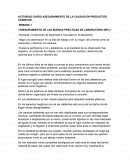 Aseguramiento de las buenas prácticas de laboratorio