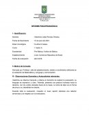 Informes psicopedagogicos