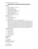 HISTORIA CLÍNICA – Hospital Regional Docente Las Mercedes