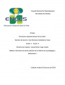 Educación especial a traves de los años