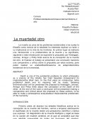 La muerte del otro