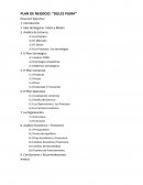 PLAN DE NEGOCIO: “DULCE PIURA” ( índice)