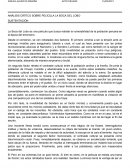 ANÁLISIS CRÍTICO SOBRE PELICULA LA BOCA DEL LOBO