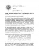 Pedagogía en inglés Informe de Unidad 1: Revisión y crítica de las creencias en torno a la educación