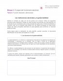 Las instituciones electorales y la gobernabilidad