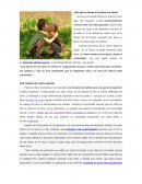 Porque se besan los niños