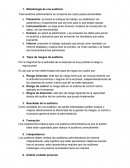 Metodología de una auditoria. Toda auditoria administrativa se compone de cuatro pasos elementales