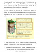 EL SUELO AGRÍCOLA
