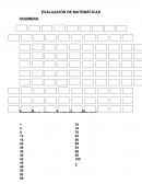 EVALUACIÓN DE CIENCIAS SOCIALES , MATEMÁTICAS