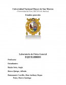 Laboratorio de Física General EQUILIBRIO