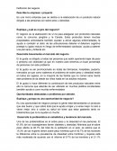 Definición del negocio . El te gusta