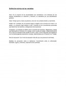 Definición teórica de las variables