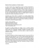 Estudio del Caso Liquidando un Contrato Laboral