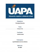 Psicología Educativa en diferentes centros educativos de la comunidad de Pimentel