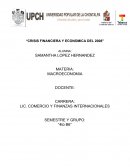 Crisis financiera y economica del 2008