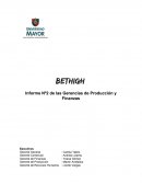 Informe Nº2 de las Gerencias de Producción y Finanzas