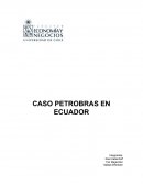 CASO PETROBRAS EN ECUADOR