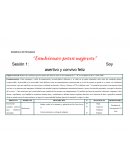 DESARROLLO DEL PROGRAMA Sesión 1: Soy asertivo y convivo feliz