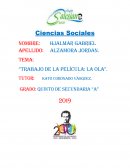 Trabajo de la película: La ola