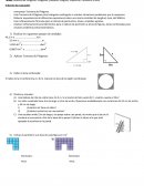 Evaluacion matematica: teorema de Pitágoras- Polígonos y Medida: Longitud, Superficie. Perímetro y Área