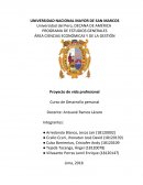 Proyecto de vida profesional