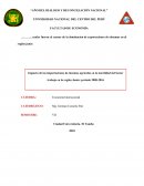 Impacto de las importaciones de insumos agrícolas en la movilidad del factor trabajo en la región Junín: periodo 2008-2016