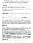 Maria Ines Tato : ¿Alianzas estratégicas o confluencias ideológicas?