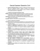 Guía Examen Derecho Civil