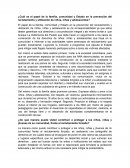 ¿Cuál es el papel de la familia, comunidad y Estado en la prevención del reclutamiento y utilización de niños, niñas y adolescentes?