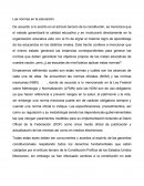 Las normas en la educación