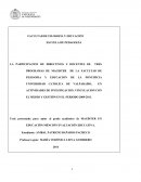 Areas de acreditacion de la calidad en un programas de magister de educacion PUCV -VALPARAISO-CHILE