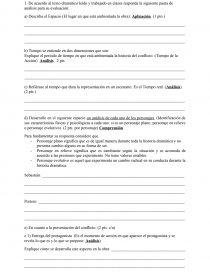 CONTROL DE ANÁLISIS DE UN TEXTO DRAMÁTICO. Texto Dramático a Evaluar: “A ti, ¿qué te importa?. Página 1