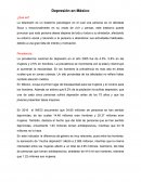 Depresión en México ¿Que es?