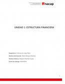 ESTRUCTURA FINANCIERA