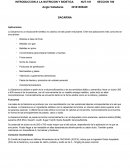 INTRODUCCION A LA NUTRICION Y BIOETICA