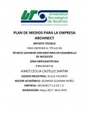 PLAN DE MEDIOS PARA LA EMPRESA ARCHINECT