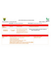 PLANEACIÓN PENSAMIENTO MATEMATICO 3ER GRADO. Página 1