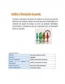 Análisis y descripción de Puesto