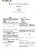 Informe Estadística Descriptiva