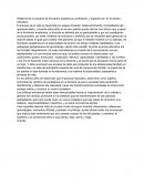 Relatoría de mi proceso de formación académica, profesional y experiencial en el ámbito educativo