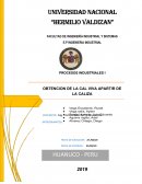 Cal a partir de calisa