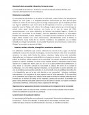 Descripción de la comunidad: Ubicación y formas de acceso