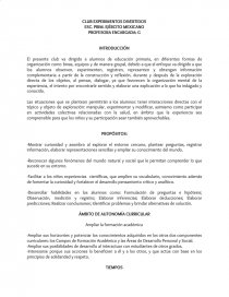 CLUB EXPERIMENTOS DIVERTIDOS. Página 1