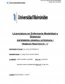 ENFERMERÍA GENERAL INTEGRADA I TRABAJO PRACTICO N°: “1”