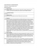 Curso Introducción a la Ingeniería Agrícola