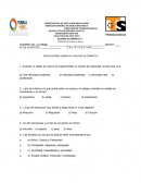 EXAMEN DE ZONA CIENCIAS Y ESPAÑOL