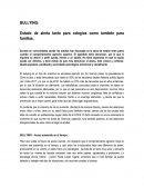 BULLYING: Estado de alerta tanto para colegios como también para familias